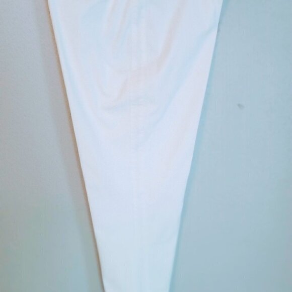 WOMEN'S ANNE KLEIN ANKLE LENGTH HIGH RISE WHITE PANTS.  SIZE 8 - Picture 2 of 8